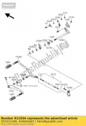 Qui puoi ordinare bullone, 8x25 vn1600-a1 da Kawasaki , con numero parte 921531268: