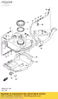 4451110G00, Suzuki, almofada, combustível ta suzuki  an 650 2005 2006 2007 2008 2009 2010 2011 2012 2014 2015 2016 2018, Novo