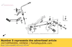 Here you can order the arm comp.,change from Honda, with part number 24710MN4000: