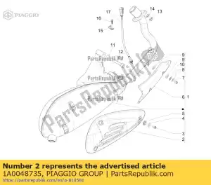 Piaggio Group 1A0048735 proteção - Lado inferior