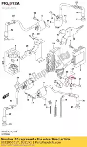 Suzuki 0932006017 cushion - Bottom side