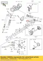 460030601, Kawasaki, poignée, rh kawasaki zx6r ninja r zx 6r abs zx636 636 se 600 , Nouveau