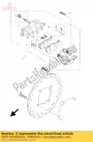 5SEF580W0000, Yamaha, rear caliper assy rh. yamaha vp 300 2005, New