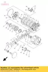 Aqui você pode pedir o mola, compressão (22f) em Yamaha , com o número da peça 905010977200: