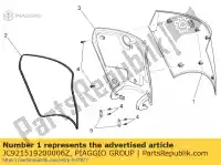 JC921519200006Z, Piaggio Group, guante comp.door. azur aprilia scarabeo 125 2007 2009, Nuevo