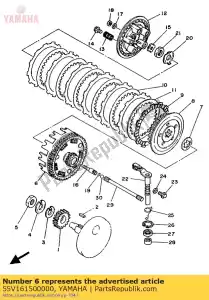 Yamaha 55V161500000 przek?adnia g?ówna nap?dzana, komp. - Dół