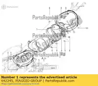 642245, Piaggio Group, meter combinatie piaggio mp zapm75100 zapta0100 125 300 2011 2016 2017 2018 2019, Nieuw