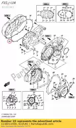 Ici, vous pouvez commander le couverture, ceinture en v ou auprès de Suzuki , avec le numéro de pièce 1138011H00: