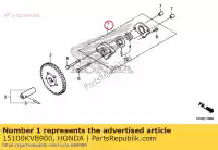 15100KVB900, Honda, bomba de óleo honda  110 2017 2018 2019, Novo