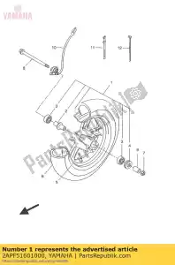 yamaha 2APF51601000 rueda de fundición delantera - Lado inferior