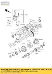 Here you can order the bushing,crankshaft,bl zr400-g1 from Kawasaki, with part number 920281796: