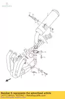 1477118H10, Suzuki, connector, muf suzuki gsf gsx 650 1250 2007 2008 2009 2010 2011 2012 2014 2015 2016, Nieuw