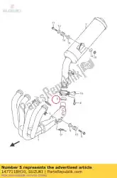 Aqui você pode pedir o conector, muf em Suzuki , com o número da peça 1477118H10: