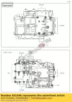 921542680, Kawasaki, 01 ?ruba z ko?nierzem 6x52 kawasaki ex400 ninja 400 krt se z400 , Nowy