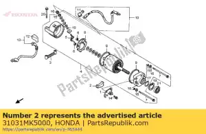 Honda 31031MK5000 gomma, motorino di avviamento - Il fondo