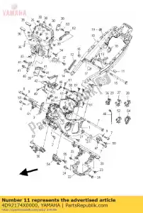yamaha 4D92174X0000 apagador - Lado inferior