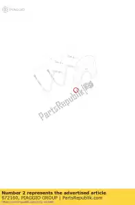 Piaggio Group 672160 windscreen - Bottom side