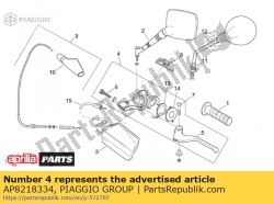 Aprilia AP8218334, Sterowanie sprz?g?em zako?czone, OEM: Aprilia AP8218334