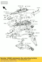 320650009, Kawasaki, staffa-parafango zx1000d6f kawasaki zx 1000 2006 2007, Nuovo