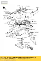 Tutaj możesz zamówić wspornik b? Otnika zx1000d6f od Kawasaki , z numerem części 320650009: