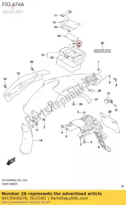 suzuki 0915906078 nut - Bottom side