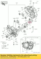 920451414, Kawasaki, Rolamento de esfera, dg204012 kawasaki klx  s r ninja sl z krt edition t bx250 a abs b br250 f sf w e klx300r klx250 250sl z250sl klx250s 250 300 , Novo