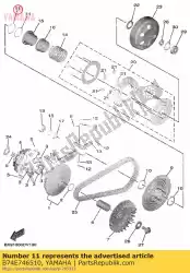 Ici, vous pouvez commander le sceller auprès de Yamaha , avec le numéro de pièce B74E746510: