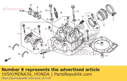 Aqui você pode pedir o junta, água em Honda , com o número da peça 19501MENA30: