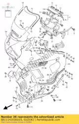 Aqui você pode pedir o emblema em Suzuki , com o número da peça 6811142030019: