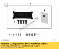 77498527297, BMW, connection for cargo area partition net bmw  600 650 2011 2012 2013 2014 2015 2016 2017 2018 2019, New