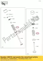 490780077, Kawasaki, zawór spr??ynowy silnika ex250kbf kawasaki  ninja z 250 300 2011 2013 2014 2015 2016 2017 2018 2019 2020 2021, Nowy