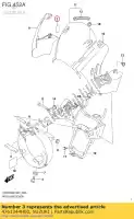 4761344H00, Suzuki, poduszka, stela? c suzuki  sfv 650 2009 2010 2011 2012 2014 2015 2017 2018, Nowy