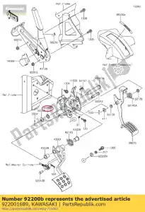 kawasaki 922001689 01 podk?adka,17x23x2,5 - Dół