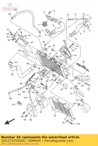 yamaha 20S125350000 assiette - La partie au fond