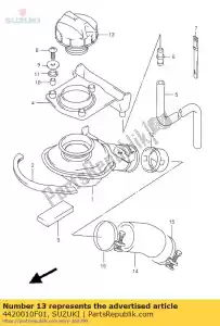 suzuki 4420010F01 cap assy, ??brandstof t - Onderkant