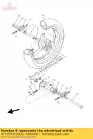 4JT254352000, Yamaha, pignone, guidato (35t) yamaha tz 125, Nuovo