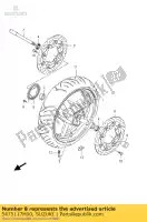 5475117H00, Suzuki, spacer,front ax suzuki gsf gsx 650 2007 2008 2009 2010 2011 2012, New