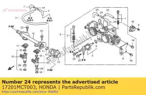 Honda 17201MCT003 comune, a tre vie - Il fondo