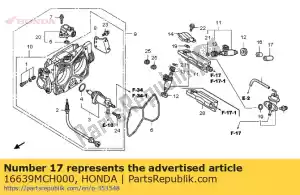 Honda 16639MCH000 collare rr, carburante pi - Il fondo