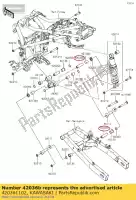 420361102, Kawasaki, manga, 12.1x20x74 zx750-e1 kawasaki  gpx gpz ninja z zx zz r zzr 250 300 500 600 750 1985 1986 1987 1988 1989 1990 1991 1992 1993 1994 1995 1996 1997 1998 1999 2000 2001 2002 2003 2004 2005 2006 2008 2009 2010 2011 2013 2014 2015 2016 2017 2018 2019 2020 2021, Nuevo