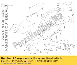 Piaggio Group 861242 casqu.fij.tops lat.sup.rs 50cc - Bottom side