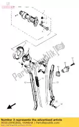 Here you can order the spring, compression(3yf) from Yamaha, with part number 90501044G800: