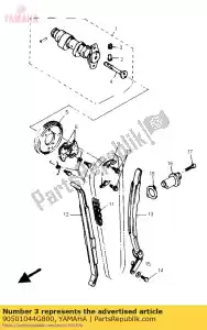 yamaha 90501044G800 spring, compression(3yf) - Bottom side