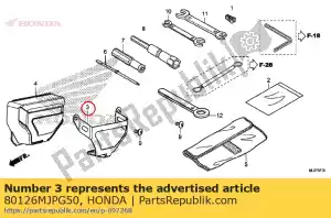 honda 80126MJPG50 band tool box - Bottom side