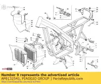 AP8132541, Piaggio Group, Voetsteun ondersteuning links Aprilia AF1 125, Nieuw