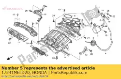 Here you can order the tube, (4. 5x245) from Honda, with part number 17241MELD20: