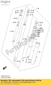 suzuki 5115814100 machine à laver - La partie au fond