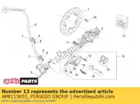 AP8113651, Piaggio Group, Brake pads aprilia  rotax 122 rs 125 1995 1996 1997 1998 1999 2000 2001 2002 2003 2004 2005, New