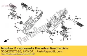 honda 50642MBT610 arm, l. belangrijkste stap - Onderkant