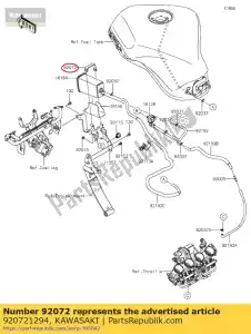 kawasaki 920721294 opaska, narz?dzie, l = 82 zx750-j2 - Dół